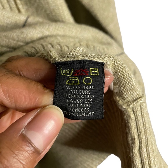 Britches Classic Sport Tan Pattern Crewneck Sweater - Picture 6 of 7